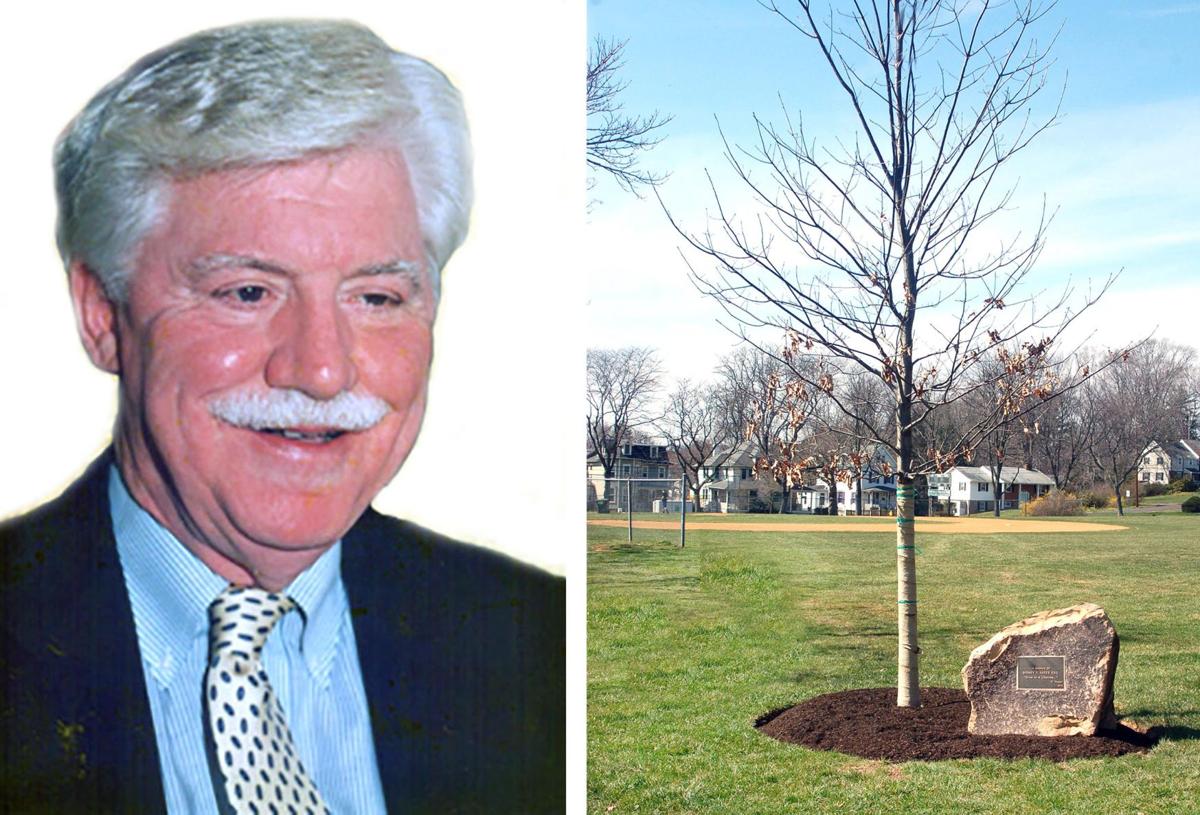 Newly-installed memorial in Newtown Borough