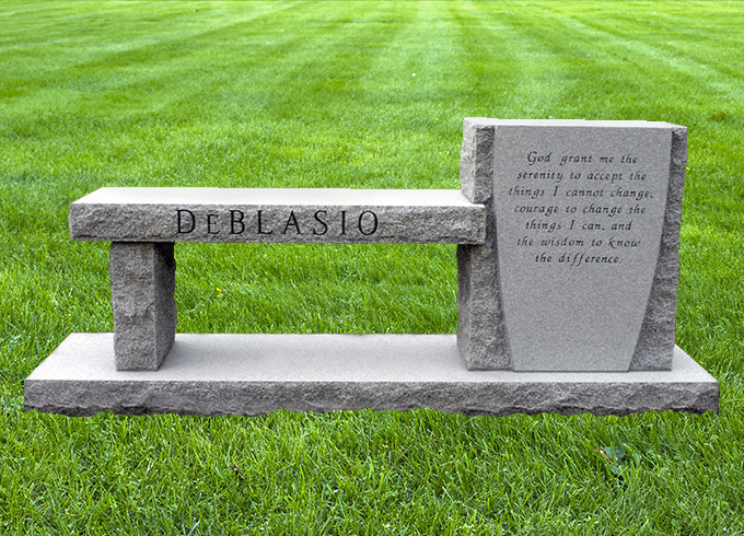 Granite Memorial Benches